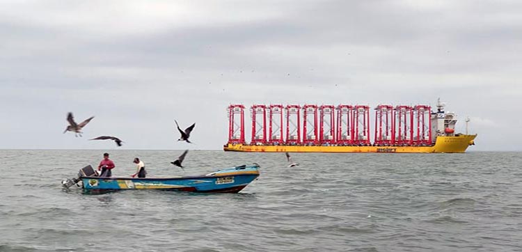 gruas-portico Saraguro tendrá el mayor Parque Eólico del Ecuador