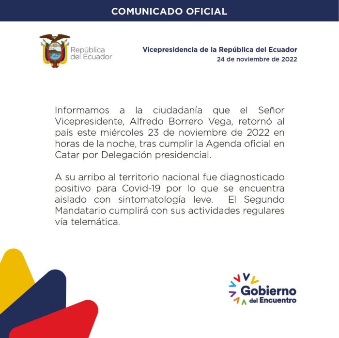 FiVjFEpWAAA_Rk6-700x697-1 El vicepresidente Alfredo Borrero da positivo a covid-19