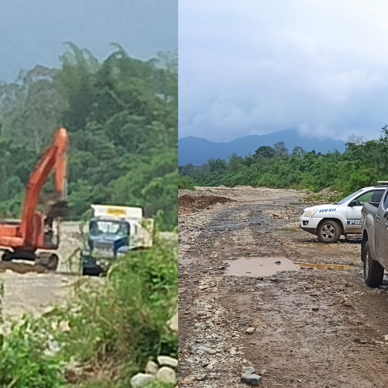 ecuador 221 56354C53-E7FD-401D-9047-BE961C5147BB CFN realizó un operativo contra la explotación minero en hacienda La Clementina