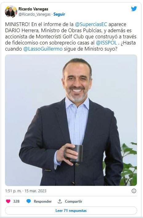 ministro-dario-herrera Caso Encuentro: Ricardo Vanegas revela nombres de políticos con empresas de albaneses