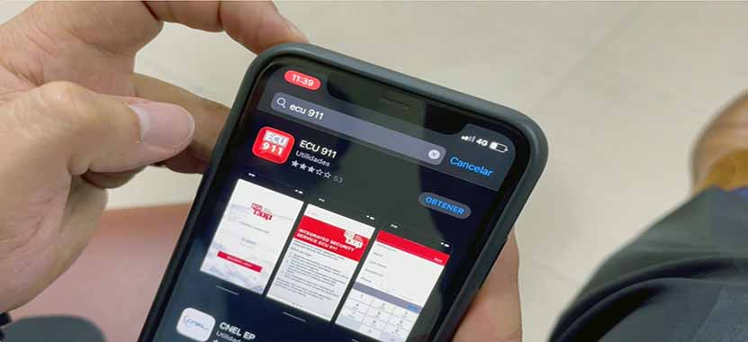 APLICACION-ECU-911 La app del ECU 911 es un mecanismo adicional para reportar emergencias