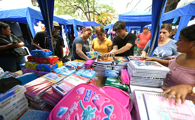 Feria retorno a clases