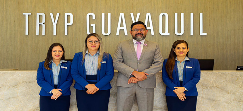 los-directivos Hotel Tryp By Wyndham Guayaquil celebra su tercer aniversario