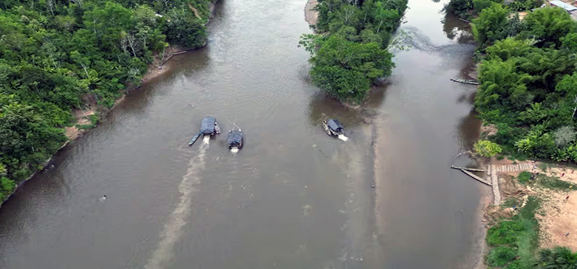 mineria-ilegal-el-cenepa Mineros ilegales destruyen fuentes de agua de comunidades indígenas en El Cenepa