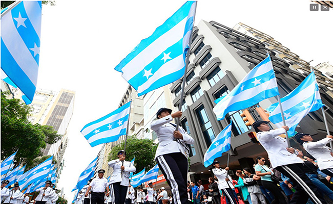 desfile cívico