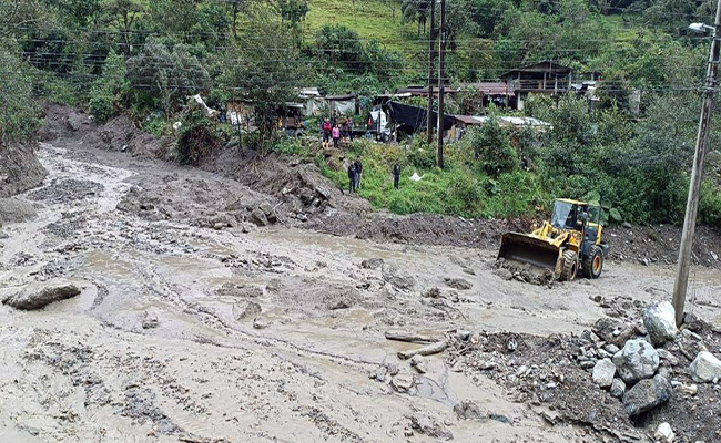 la vía Papallacta- Baeza