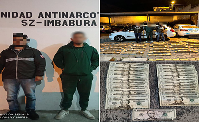 Policía encuentra 193 paquetes