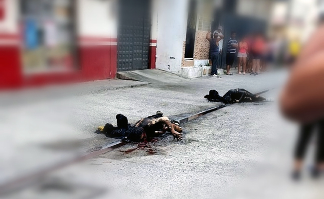Cinco hombres fueron asesinados