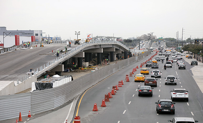 Paso a desnivel avenida de Las Américas