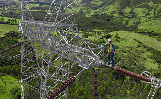 línea de interconexión eléctrica