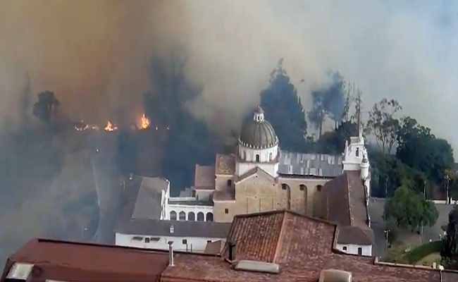 La iglesia de Guápulo en riesgo por incendio