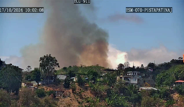 Incendios Forestales en Esmeraldas y Cuenca