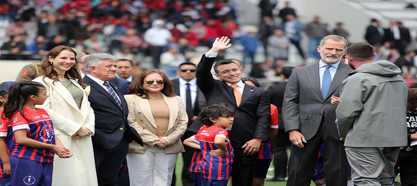 JBG-Atnetico-de-Madrid Noboa participa en inauguración de escuela deportiva del Atlético de Madrid