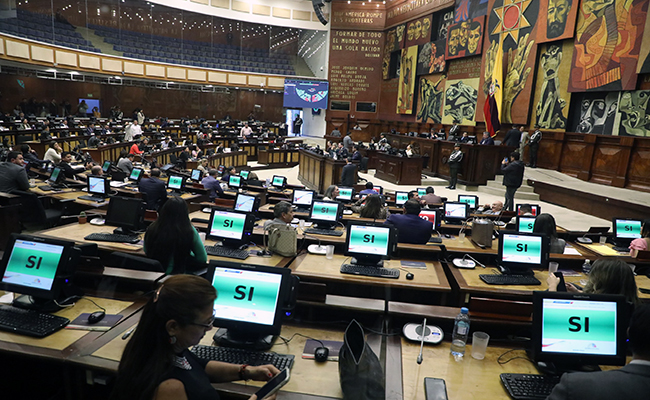 Asamblea niega y archiva la ley enviada por Daniel Noboa como económica urgente