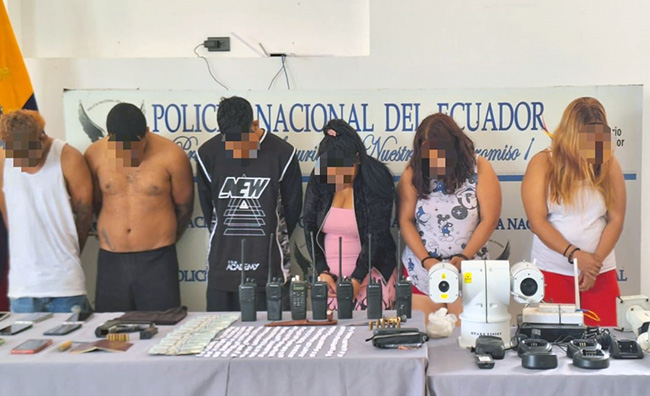 Detienen a seis personas durante operativos en Machala