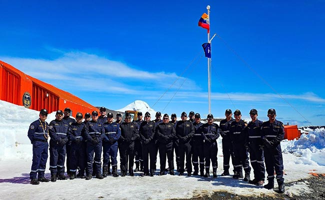 La 28 expedición ecuatoriana ya está en la Antártida