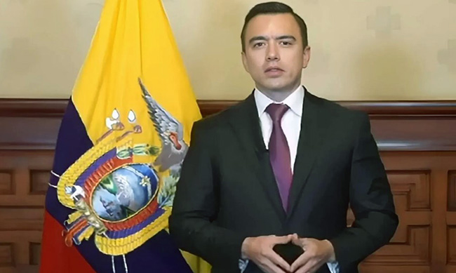 Noboa confirma que no habrá apagones desde el 20 de diciembre