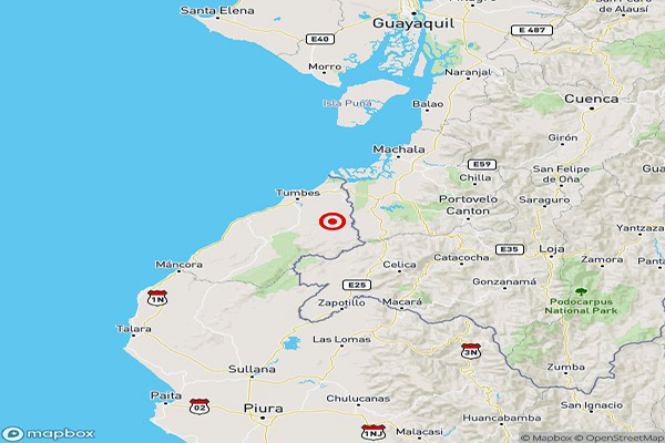 Sismo de 4.4 despertó a machaleños durante esta madrugada