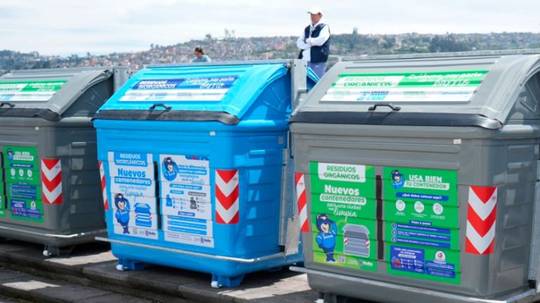 Aprenda a usar los nuevos contenedores verdes y azules en Quito ...