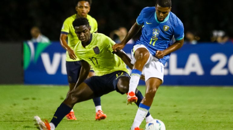 Ecuador se despide del Sudamericano Sub 20 tras derrota ante Brasil