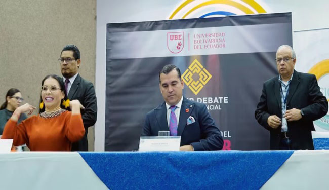 Elecciones 2025: Debate vicepresidencial será el 12 de enero en Guayaquil