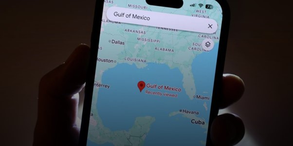 Google Maps cambiará el nombre del golfo de México por el de "golfo de Estados Unidos"