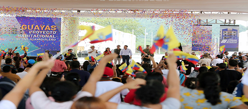 Entrega-de-viviendas-en-Sueno-Guayaquileno Sueño Guayaquileño, un proyecto habitacional para 688 familias