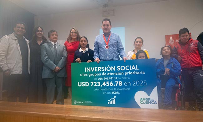 Cuenca incrementa la inversión social para fortalecer inclusión y desarrollo