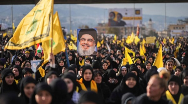 Decenas de miles de personas se unen al funeral del líder de Hezbollah, Hassan Nasrallah