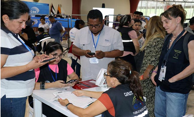 Junta Electoral de Manabí se mantiene en Sesión Permanente de Escrutinio