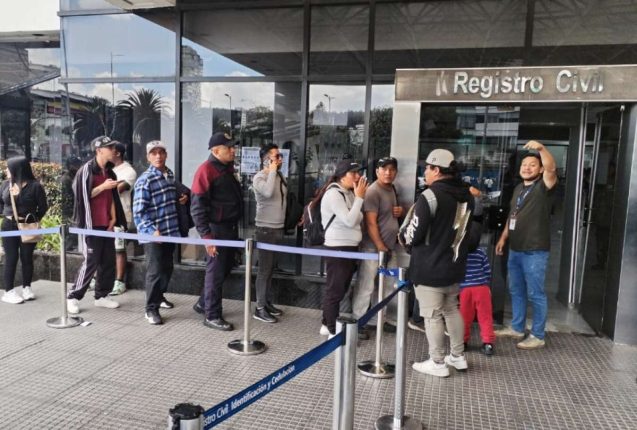 Más de 41.000 ecuatorianos obtuvieron su cédula el fin de semana