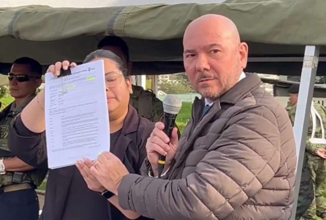 Loffredo invita a legisladores a verificar calidad de chalecos