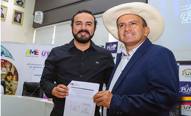 AME firmó convenios de cooperación interinstitucional en Pastaza