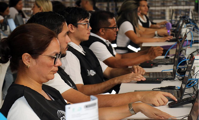 CNE Manabí realizó con éxito simulacro electoral de Segunda Vuelta