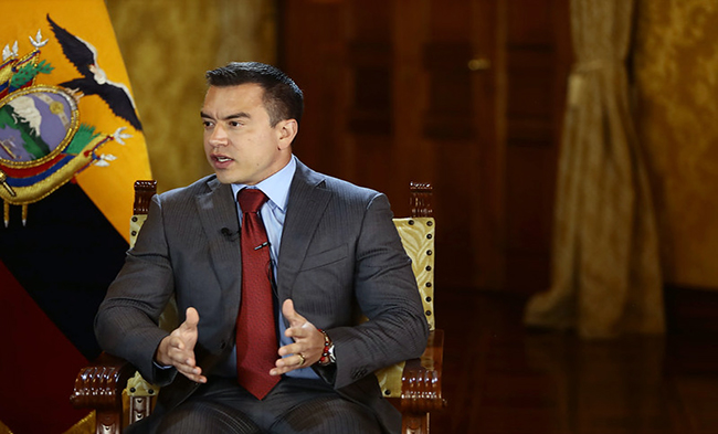 Daniel Noboa se va 15 días de Ecuador en gira internacional