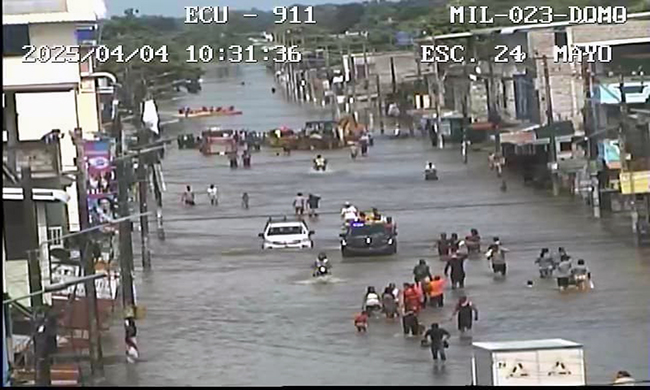 ECU 911 coordina atención de emergencias por invierno en Guayas y Los Ríos
