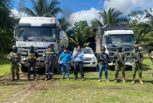 Ejército decomisa 10.000 galones de combustible ilegal