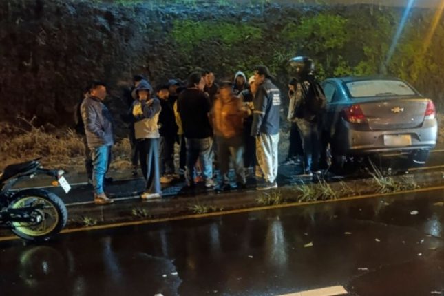 Joven motociclista fallece tras choque en Ruta Viva
