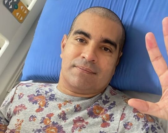 Luis Antonio Ruiz se recupera tras cirugía por hidrocefalia