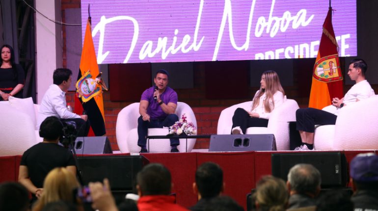 Noboa defiende aranceles y resalta ventajas para Ecuador