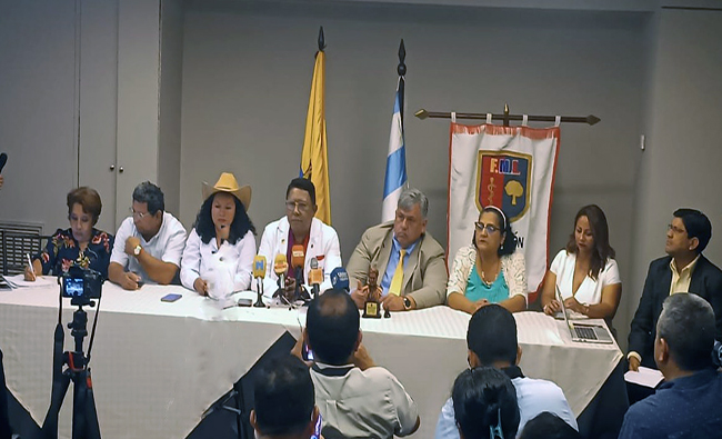 Seudos dirigentes se toman nombre del Pueblo Montubio en apoyo a candidata