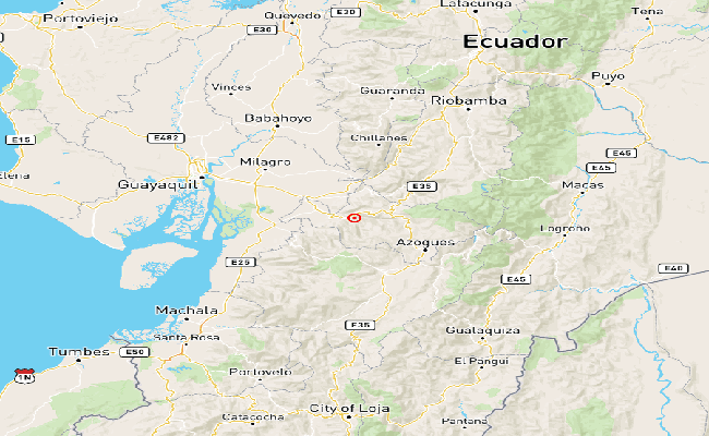 Tres sismos sacudieron el sur del Ecuador este 18 de abril de 2025
