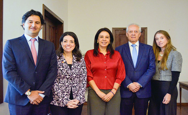 Cynthia Gellibert se reunió con representantes de MasterCard Global