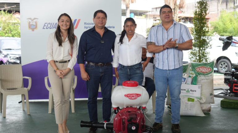 Danilo Palacios impulsa el agro de Pastaza con inversión directa