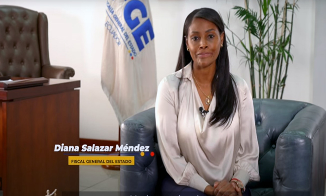 Diana Salazar se despide de la Fiscalía General del Estado