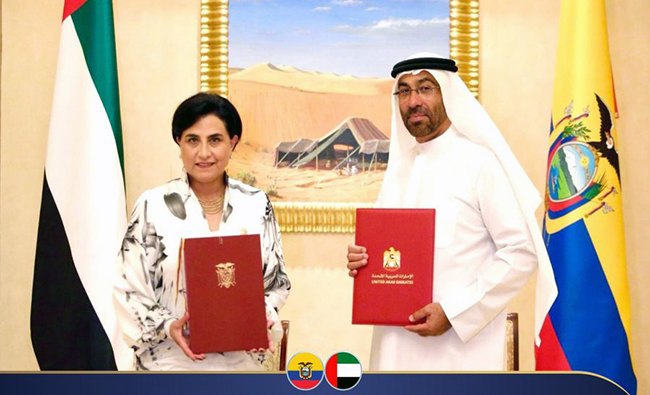 Ecuador y Emiratos Árabes firman Memorando de Entendimiento sobre Ciberseguridad