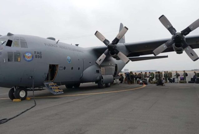 Falla en frenos provoca accidente de avión Hércules en Latacunga