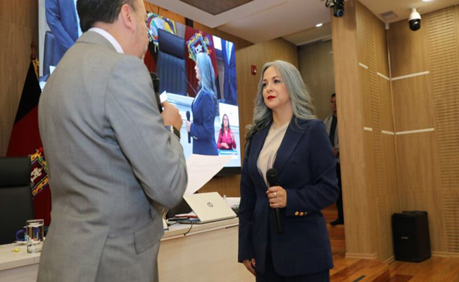 Fernanda Racines fue reelegida como vicealcaldesa de Quito