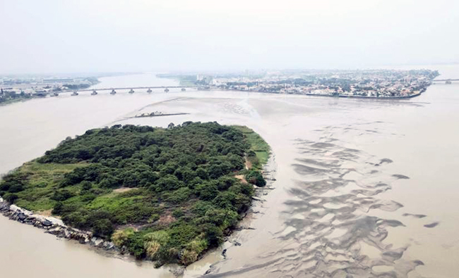Guayas termina el contrato del dragado del islote El Palmar por incumplimientos