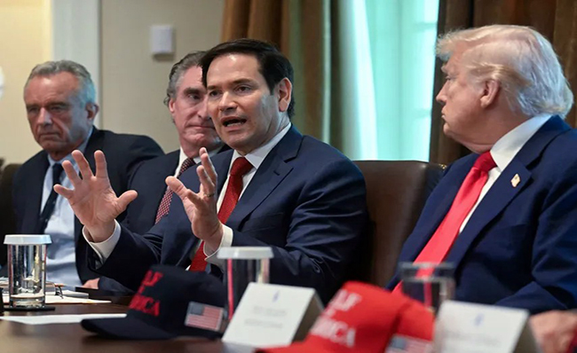 Marco Rubio asume también como asesor interino de Seguridad Nacional